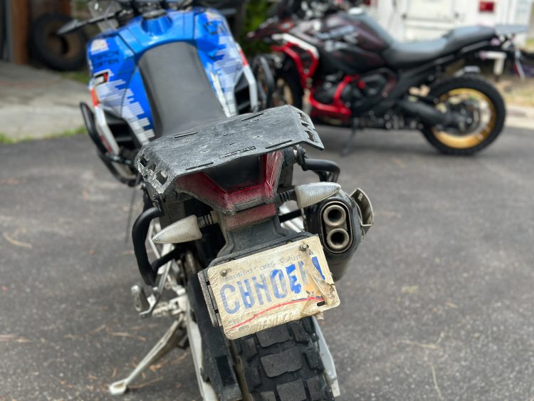 Aprilia Tuareg 660 – Rackless Luggage Support - Image 4