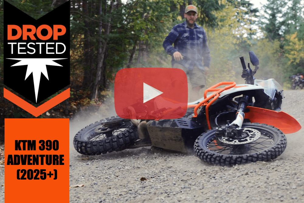 KTM 390 Adventure R Drop Test